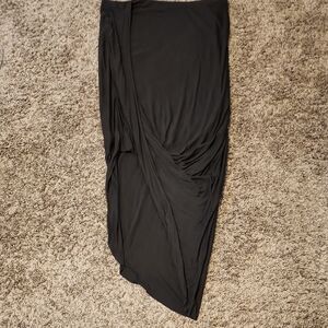 Dark Gray Maxi Skirt